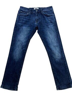 Joseph Abboud Mens Cotton Slim Fit Jeans Stretch Denim Size 30x30 Blue Dark Wash